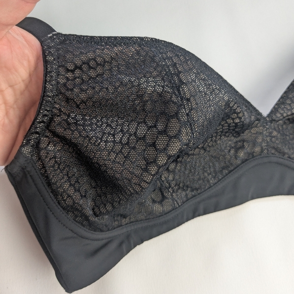 Knix Midnight Black Mesh Bra - Picture 6 of 12